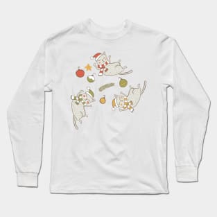 Christmas Cats Long Sleeve T-Shirt